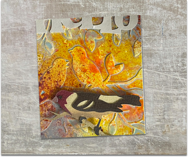 Close up brid 1 card